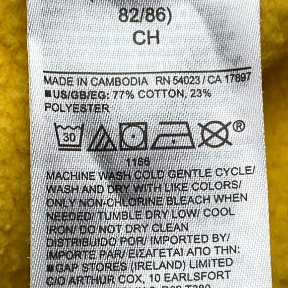 GAP -Set of Two- Men Pullover Hoodies Gray and Rugby Gold Size Small - Picture 6 of 10